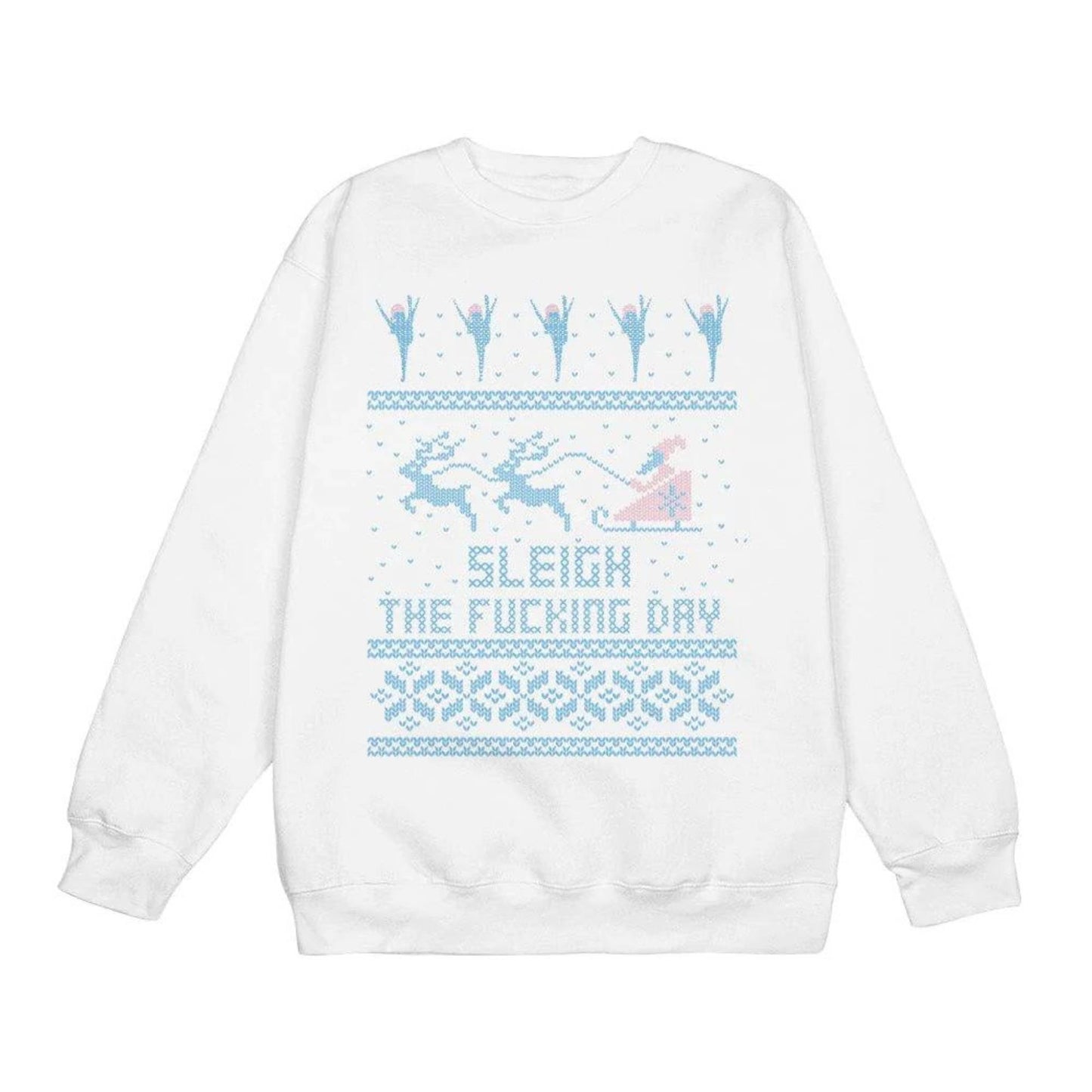 Zoe Roe Holiday Crewneck Sweatshirt White